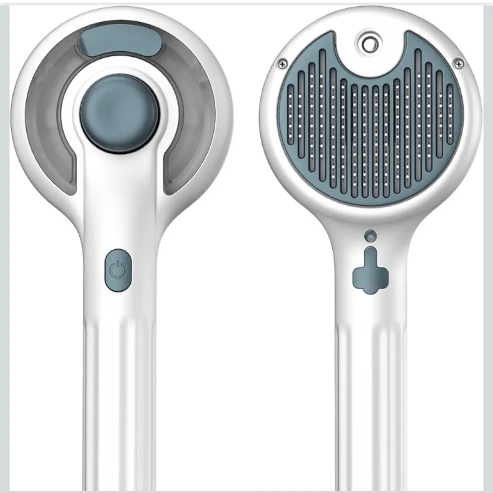 Steam Brush~3-In-1 & Self-Cleaning~Cat/Dog-Pet Grooming Tool for Hair Shedding